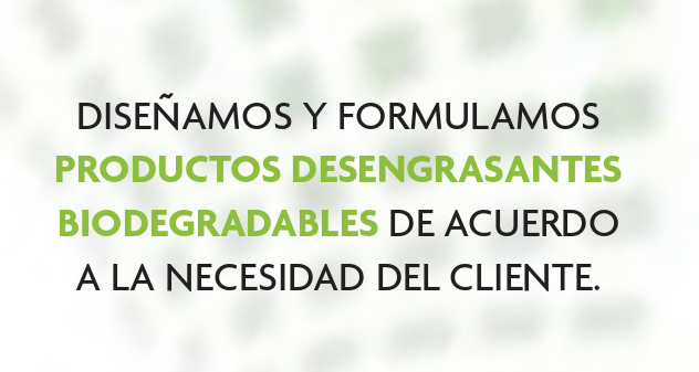 Productos químicos industriales y desengrasantes biodegradables PROECO SAS